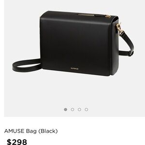 Muse Sleek Black Crossbody Bag